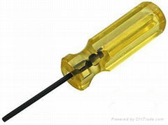 Torx magnetic screwdriver with acetate handle