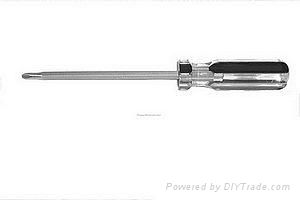 Fixed phillips screwdriver with acetate handle