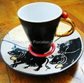 Handmade Porcelain Cup and Saucer Souvenir Gifts 1