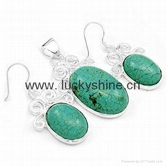 hot new products for 2012 handmade jewelry Set Turquoise