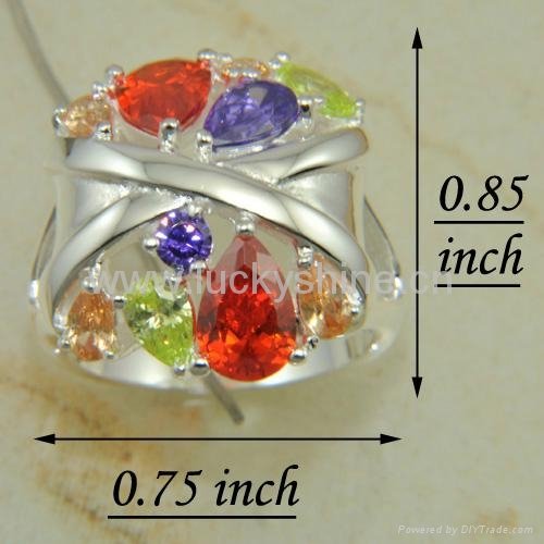 Ddirect wholesale rings jewelry factroy size#7 to #9 4