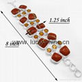 indian fashion gemstone jewelry red jasper  Charm bracelet 2