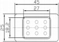 COB led dome lights for car(4.5W)  2