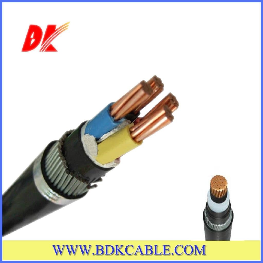 XLPE insulated and PVC sheathed power cable 2