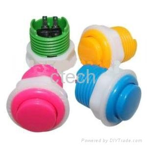 Double Colour Push Button With A Build-In Microswitch 6 Colour Available-Arcade 
