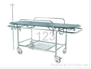  Stainless-steel Stretcher Cart with Four Castors