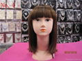 Pretty Ladies Hairpieces Womens Black Short Wigs 4