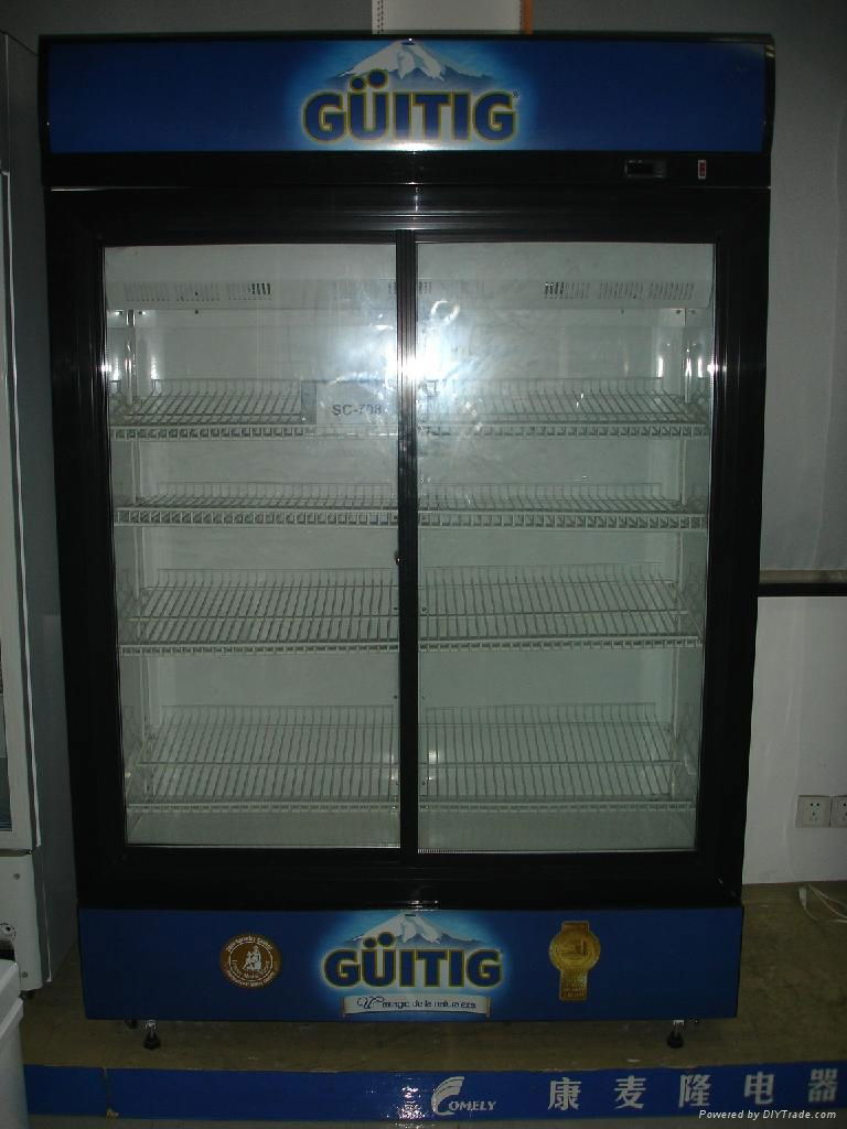 vertical display refrigerator SC-708 2