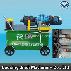 Rebar thread rolling machine