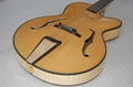 Wholesale fullyhandmade jazz guitar with solid wood. 3