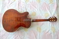 Wholesale fully handmade jazz electric guitar with solid wood. 2