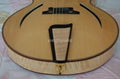 Wholesale fully handmade jazz electric guitar with solid wood. 2