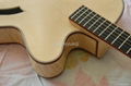 Wholesale fully handmade jazz electric guitar with solid wood. 5