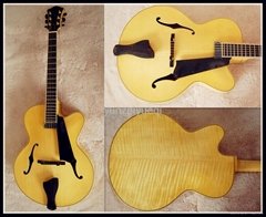 Jazz guitar with high quality solid wood