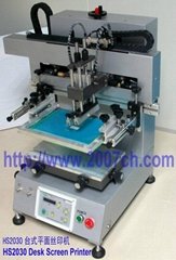 Pneumatic cylinder screen printer 