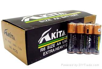 AA/AAA Size carbon zinc battery 