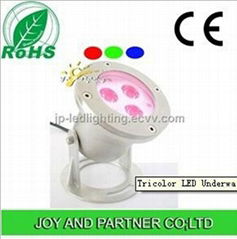 9w tricolor Led underwater light (JP-90036)