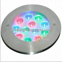 12pcs 1watt RGB led swimming pool light