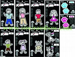 Colorful Family Car Stickers( 11 kinds)