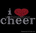 Cheer rhinestone transfer 2