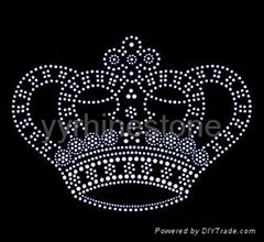 Crown rhinestone transfer