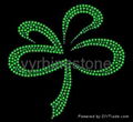 Irish/Leaves rhinestone transfer