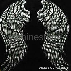 Wing/Angel rhinestone transfer 3