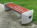 public furniture concrete bench