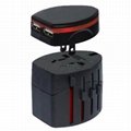 Universal Travel Adaptor with dual usb For travel gift