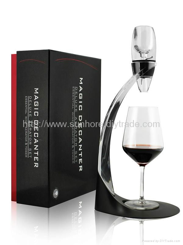 decanter and wine Aerator 4