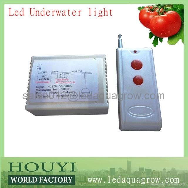 80lm/w high bright led underwater light remote controlled with RGB shift 5