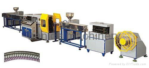 plastic pipe extrusion line