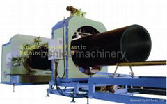 Large diameter HDPE water supply and gas supply pipe extrusion line