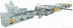 plastic sheet extrusion line