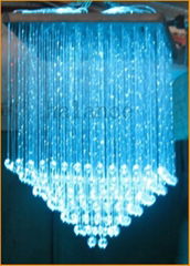 fiber optic chandelier