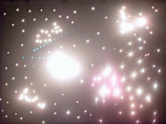 fiber optic starry sky ceiling lighting