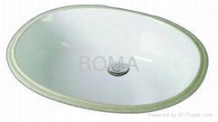 CUPC Ceramic Undermount Sink BMU-166