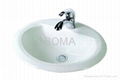 Ceramic Topmount Sink BMO-312 1