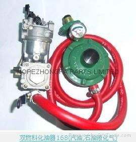 HONDA GX160 ENGINE Dual fuel carburetor with gasoline liquefied petroleum gas