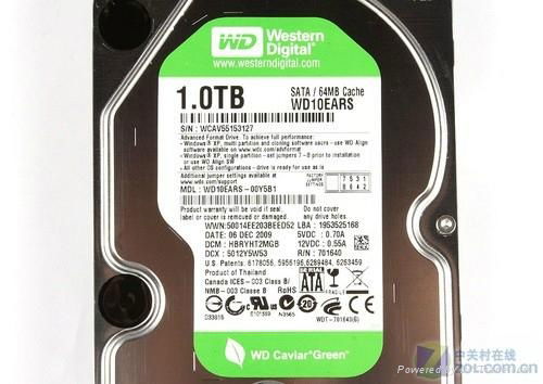 WD1TB hard disk 