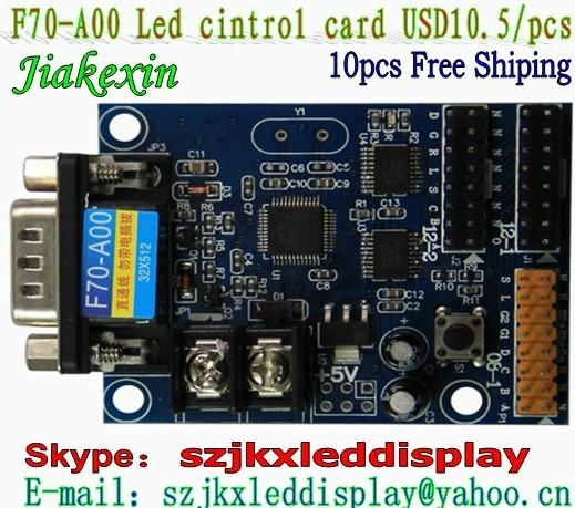 LED sign control card serial control card indoor full ...