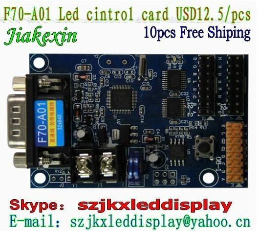 F70-A001led display screen control card. "Free Shiping 