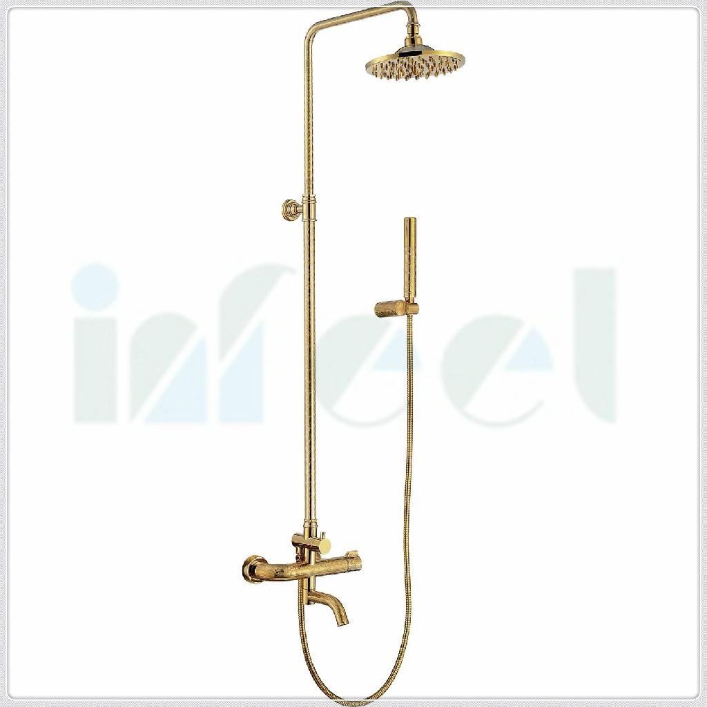 Gold luxury high wash basin faucet 5