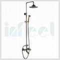 single handle bath and shower mixer