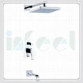 Concealed in-wall shower set faucet 1