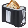 Hot selling lovely and cute 2 slice logo toaster 3