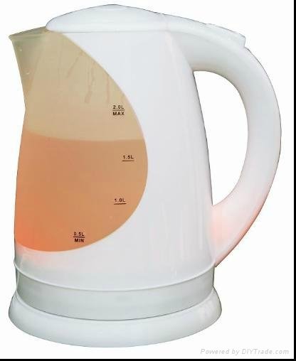 Fashionable plastic electrical kettle