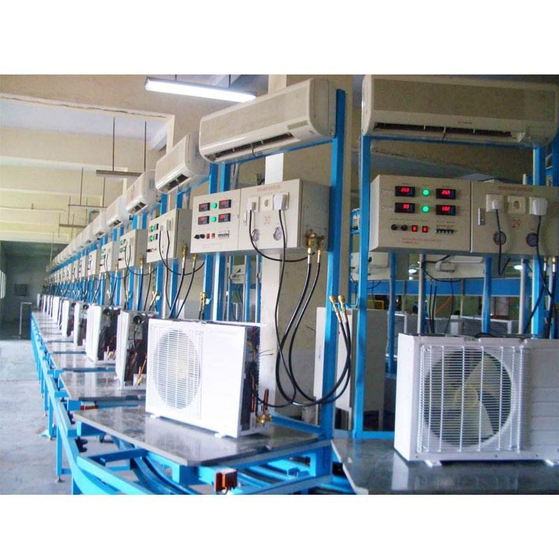 air-conditioner assembly line