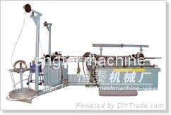 Diamond mesh machine