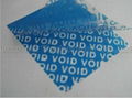 Partial Transfer High Residue VOID Label